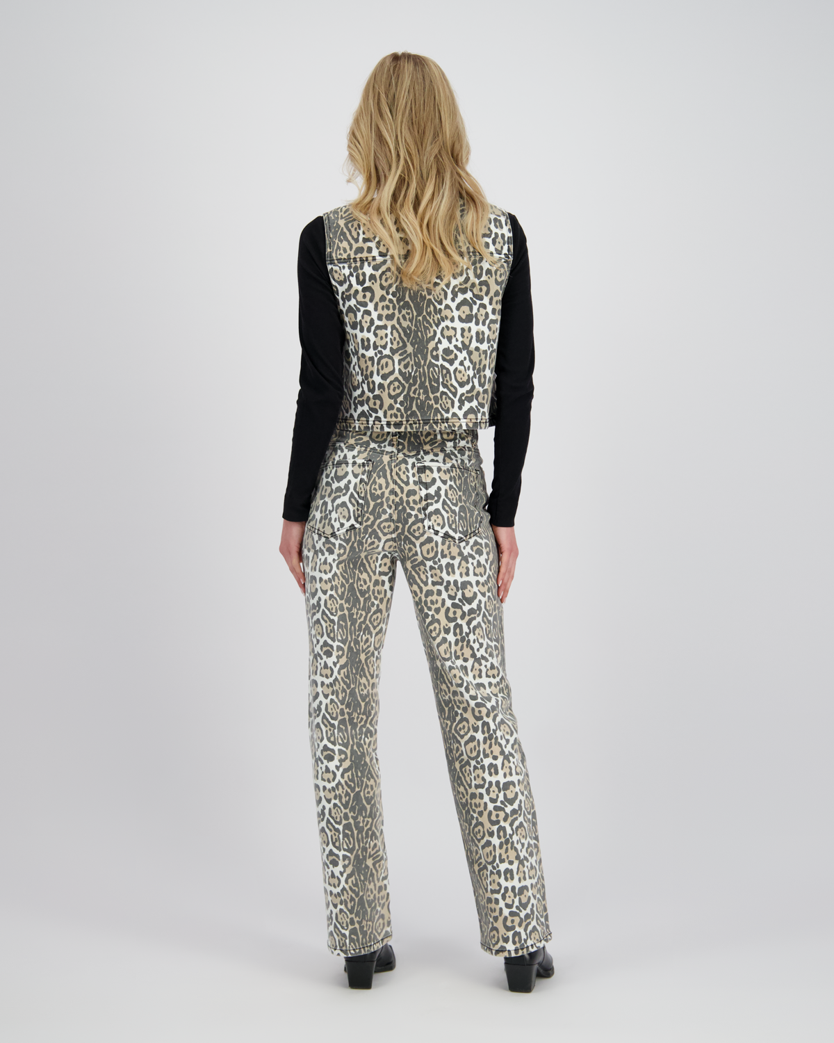 Gilet Fawn Leopard