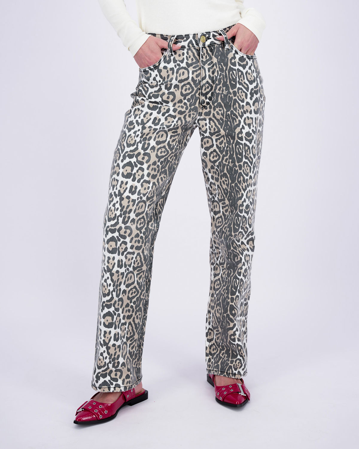 Straight Jeans Savanna Leopard