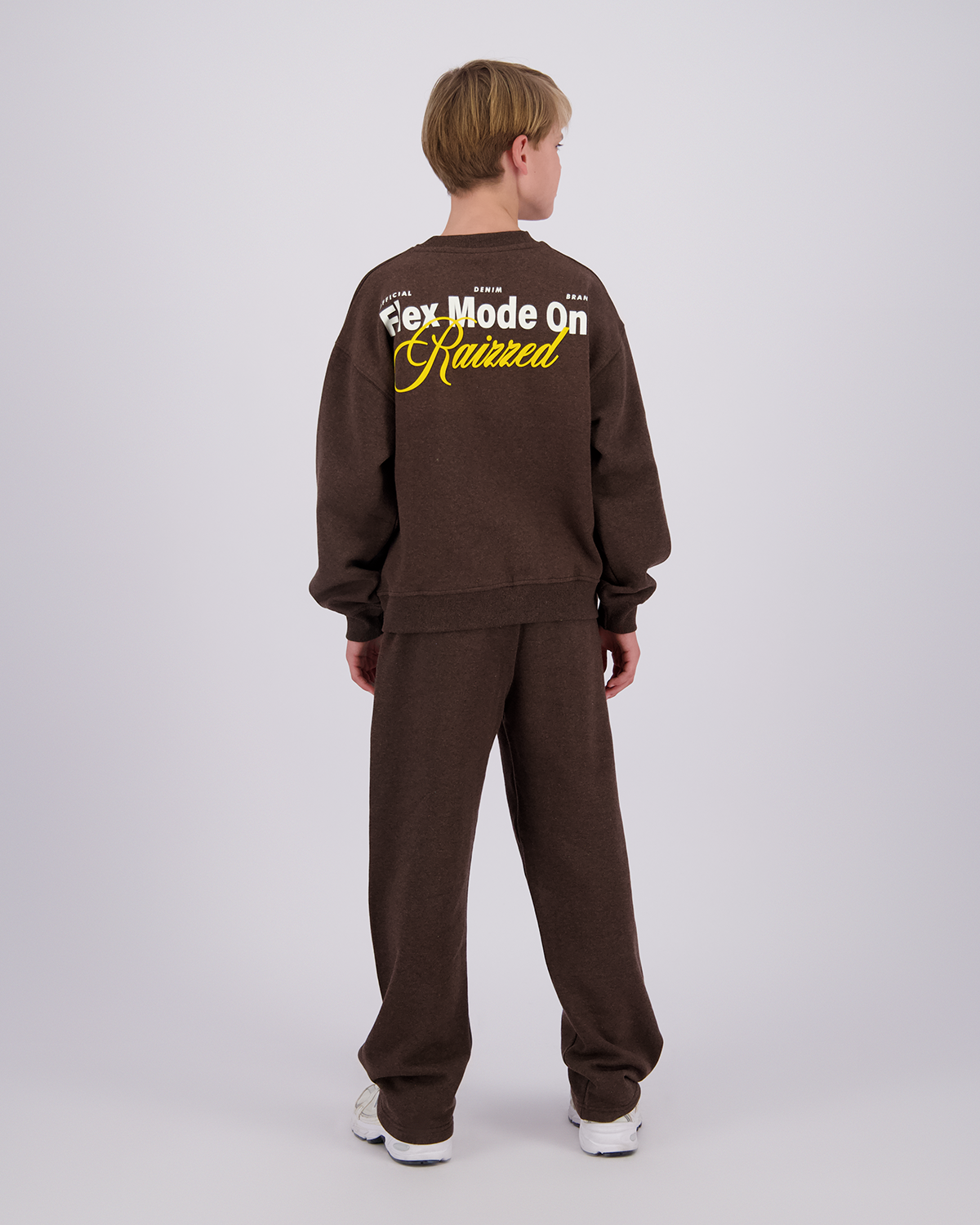 Jongens Oversized Sweater Sabel