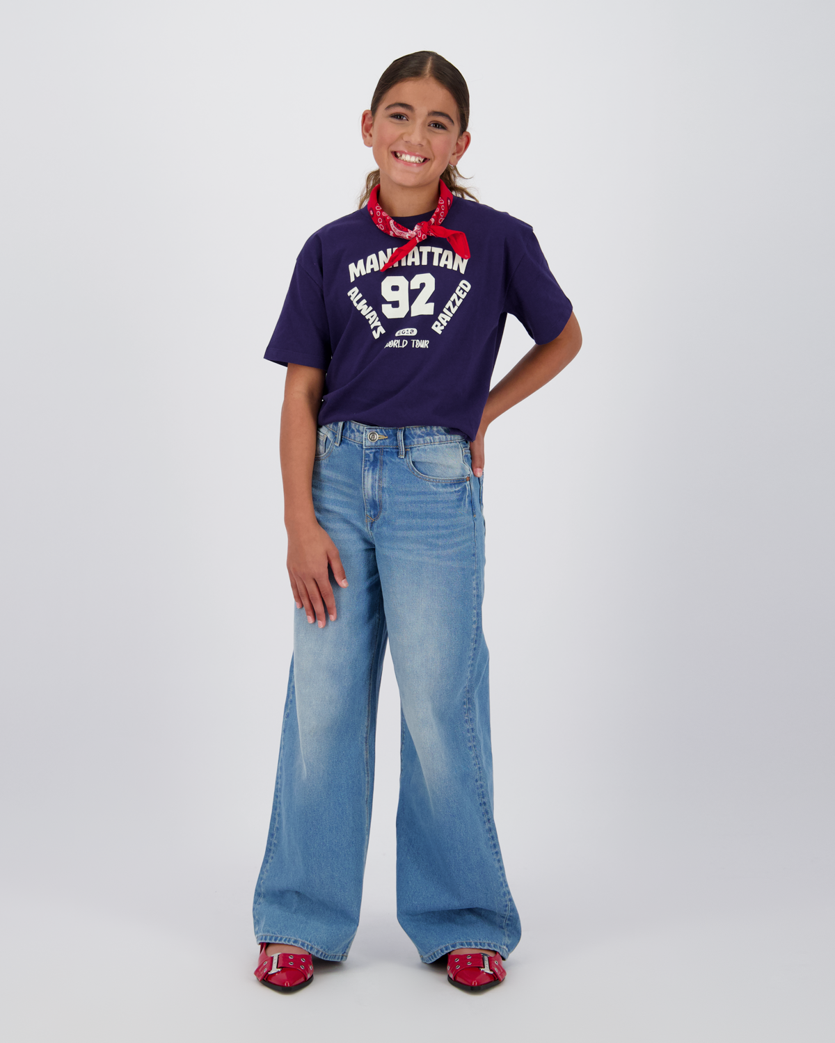 Extra wide leg Jeans Monaco