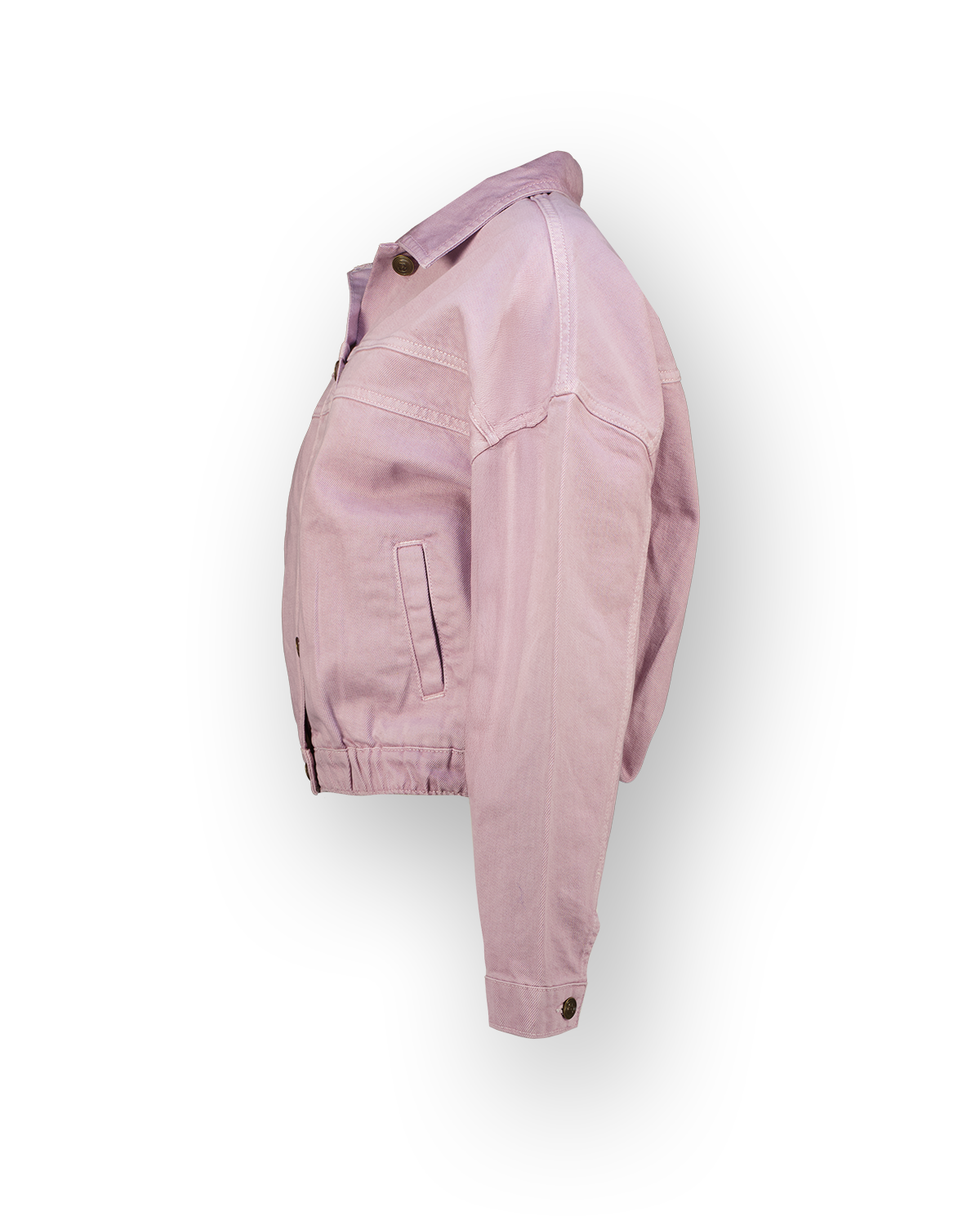 Baggy Denim Jas Veronica Lilac