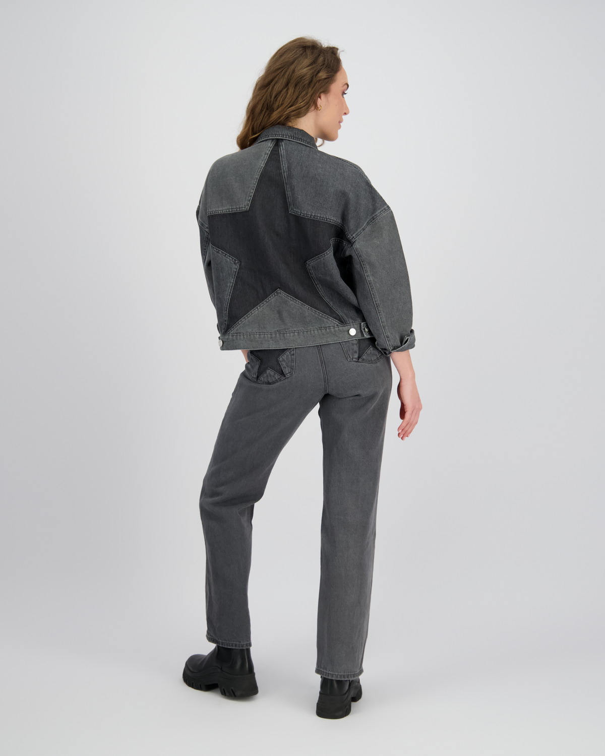 Baggy Denim Jas Veronica Star