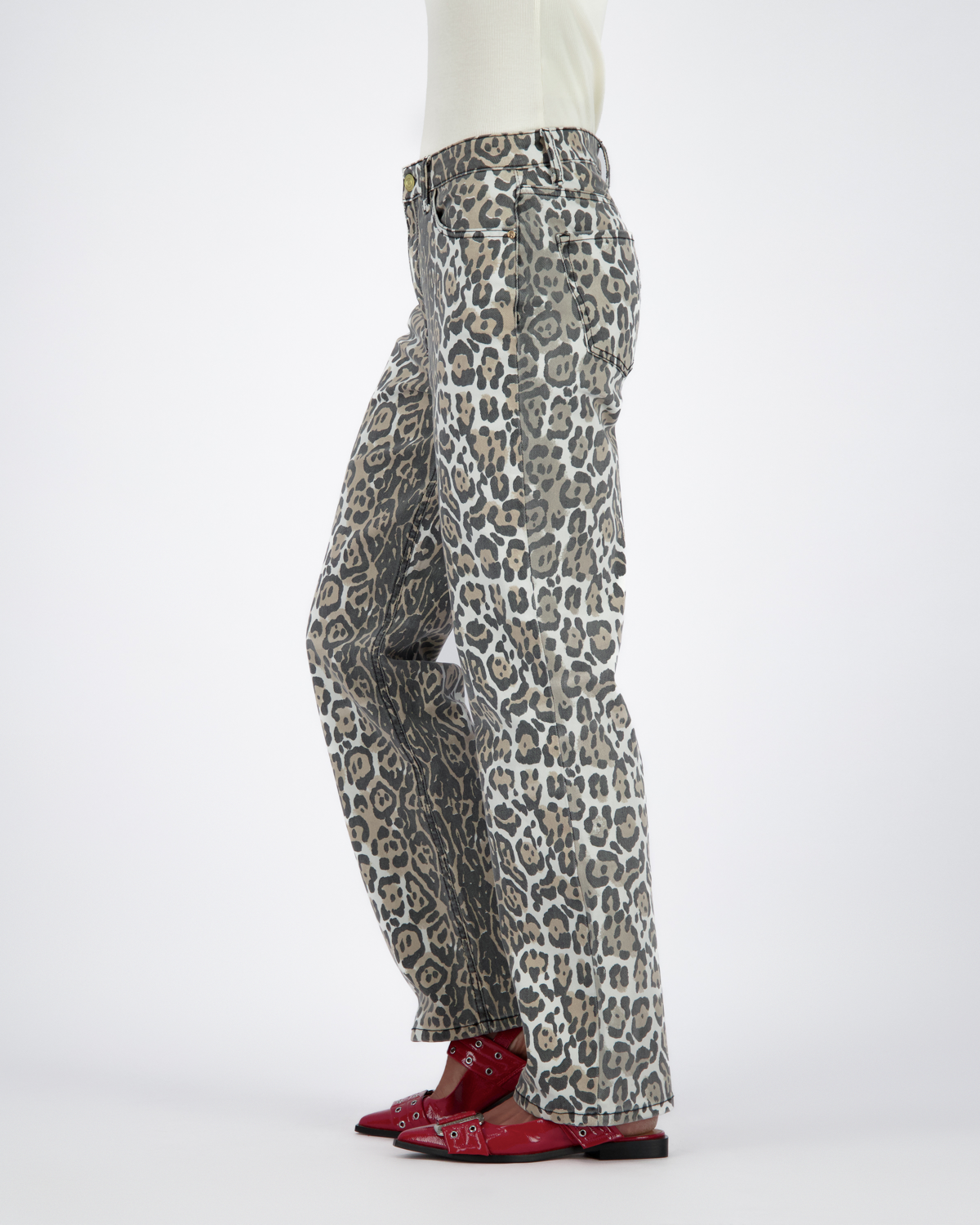 Straight Jeans Savanna Leopard