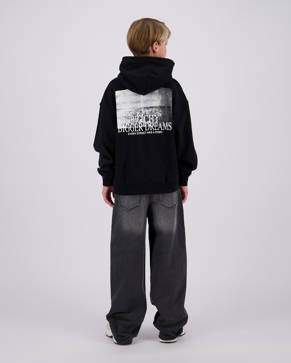 Jungen Oversized Kapuzenpullover Hink