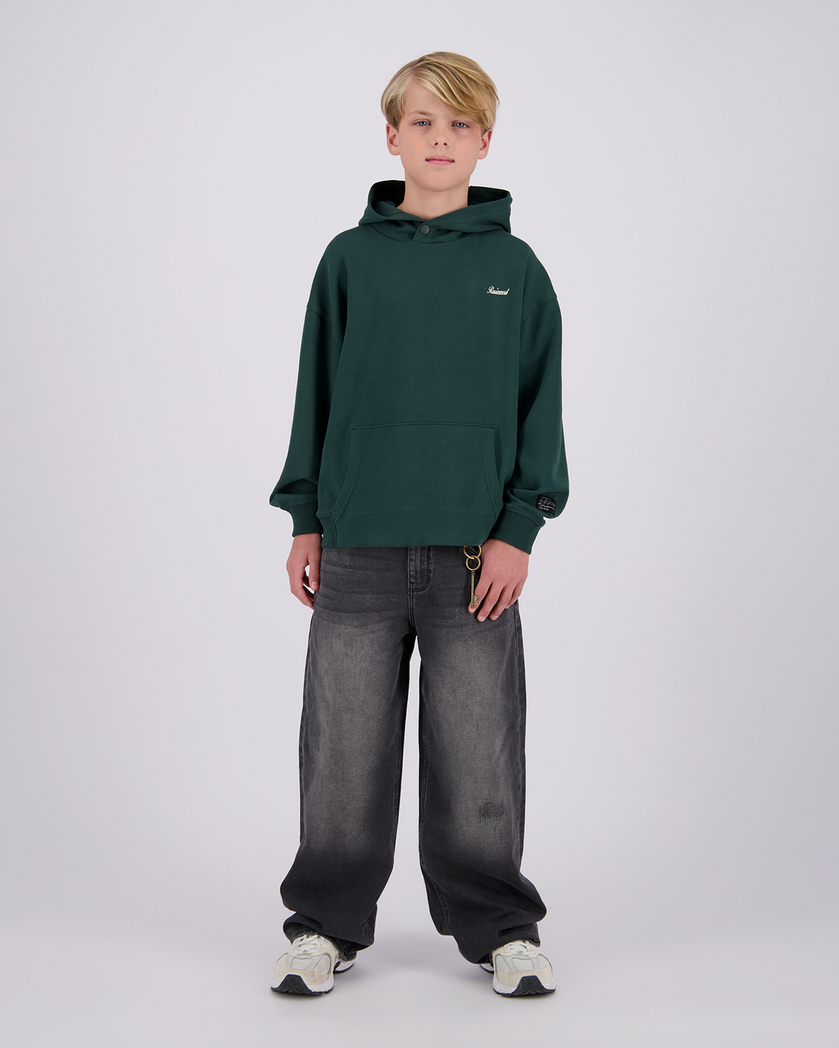 Jungen Oversized Kapuzenpullover Hig