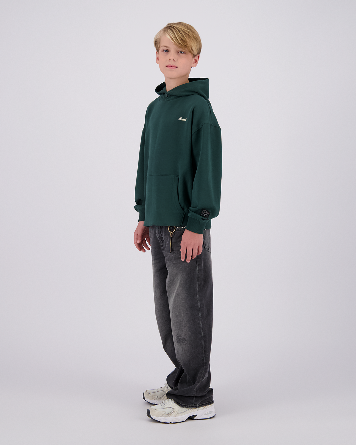Jungen Oversized Kapuzenpullover Hig