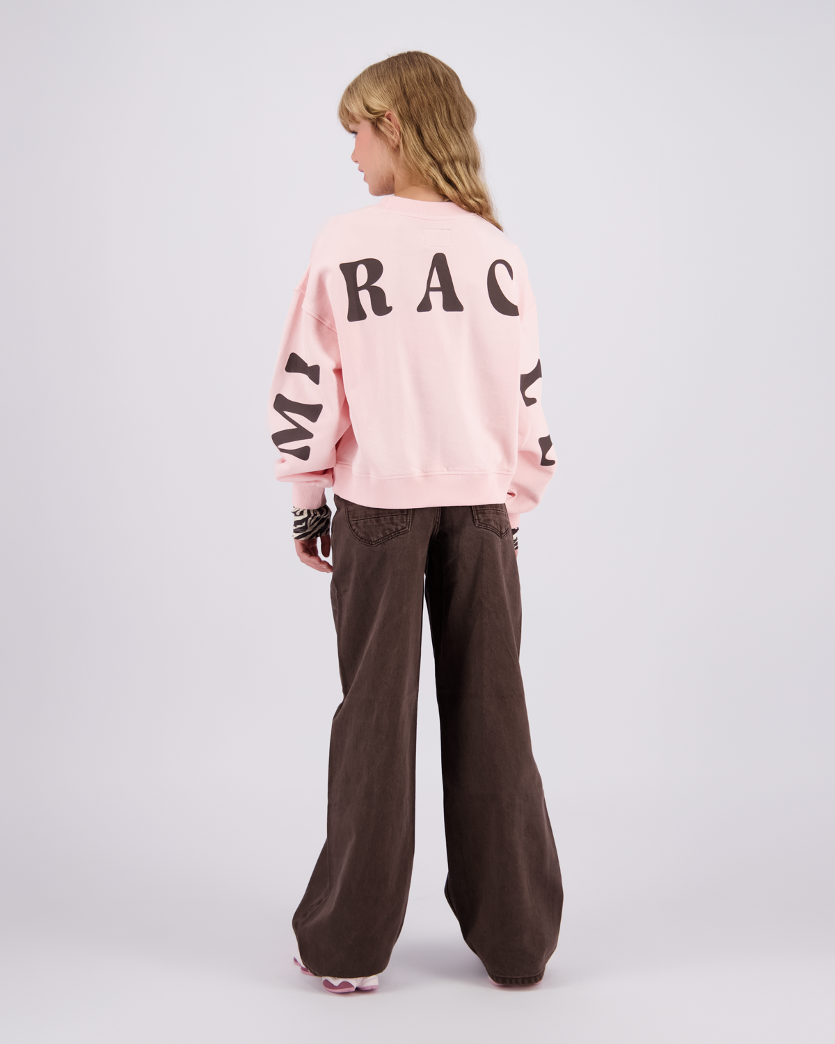 Mädchen Extra Wide Leg Jeans Monaco Color
