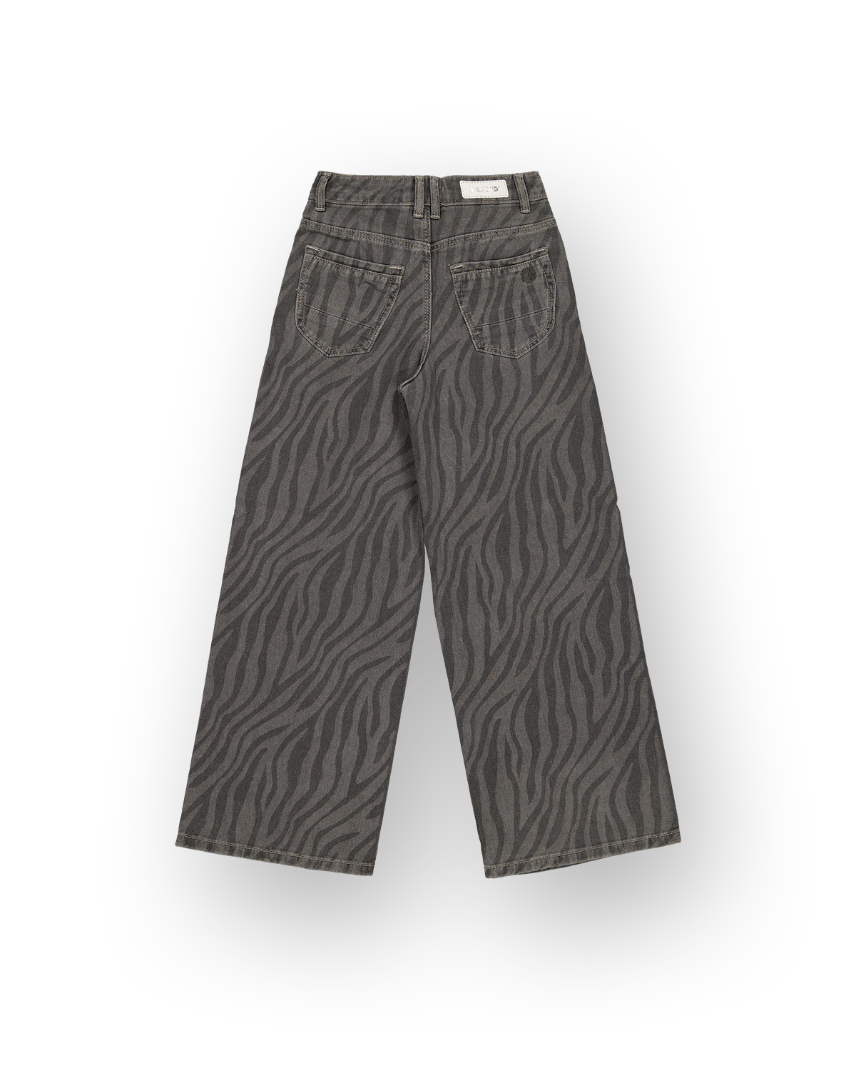 Mädchen Extra Wide Leg Jeans Monaco Zebra