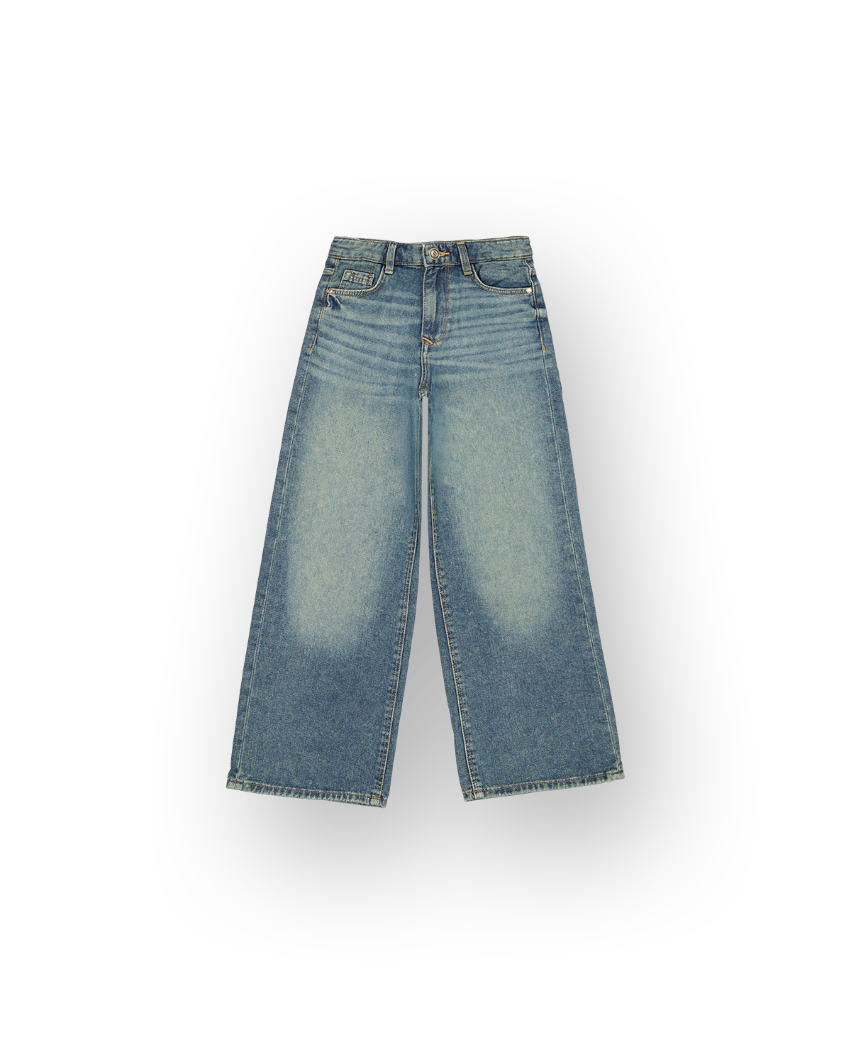 Meisjes Wide Leg Jeans Monaco