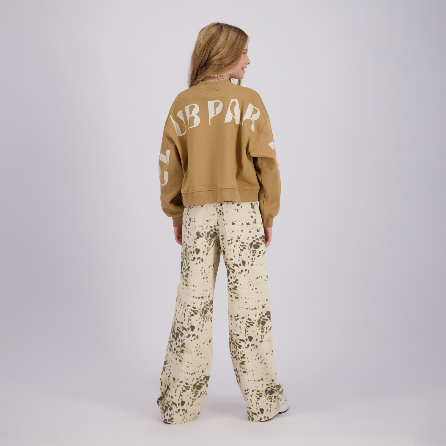 Mädchen Wide Leg Jeans Monaco Animal