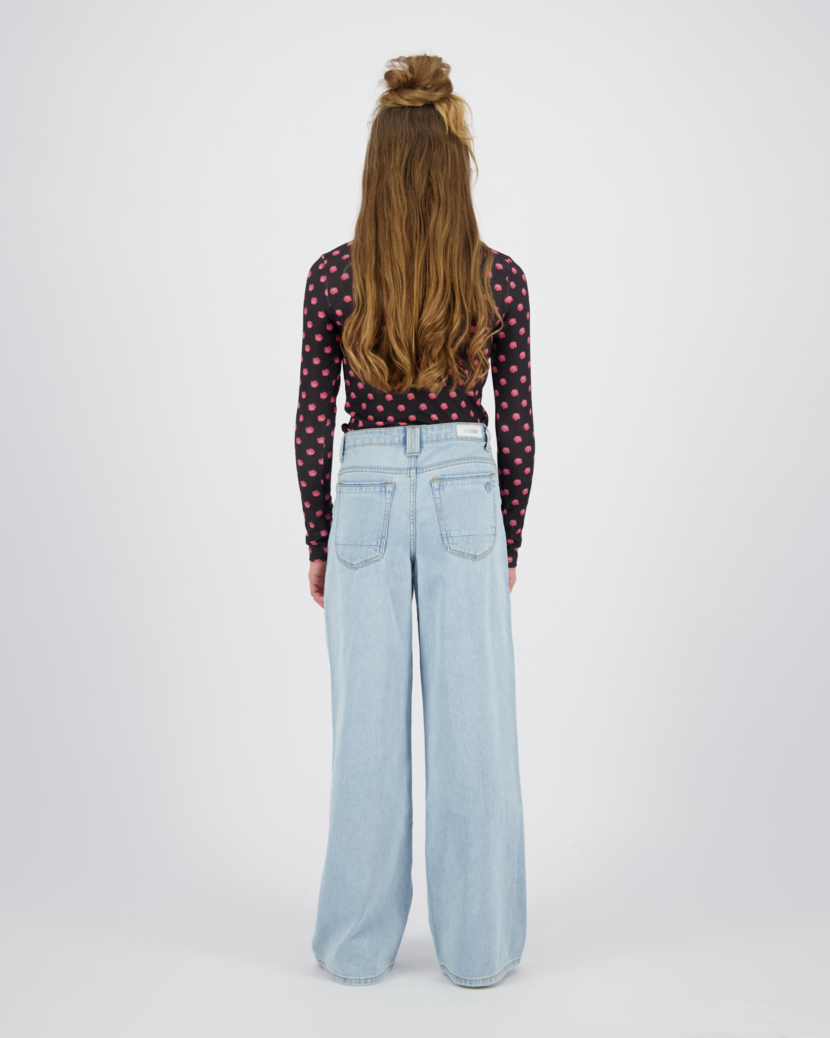 Extra wide leg Jeans Monaco Stud