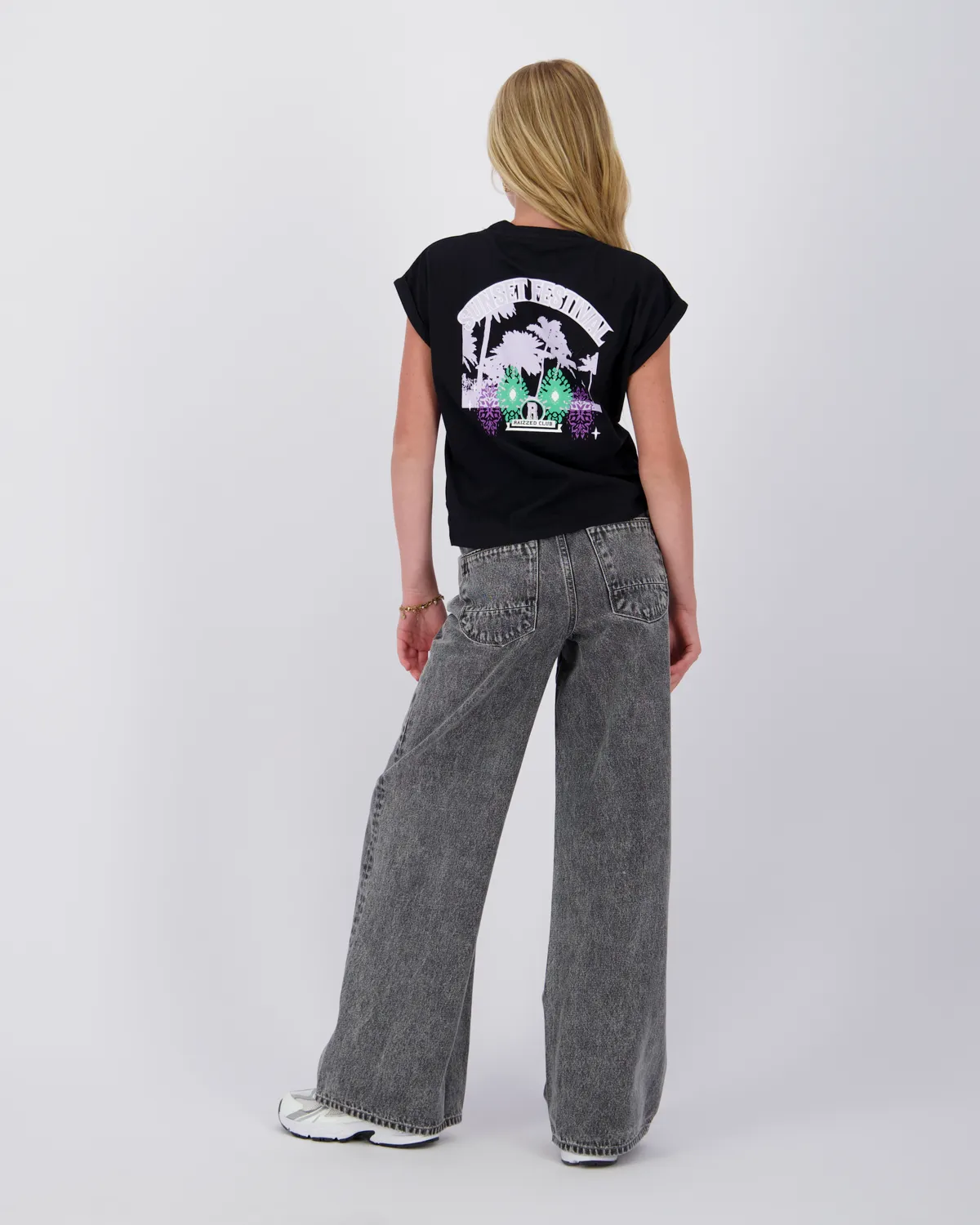 Extra wide leg Jeans Monaco