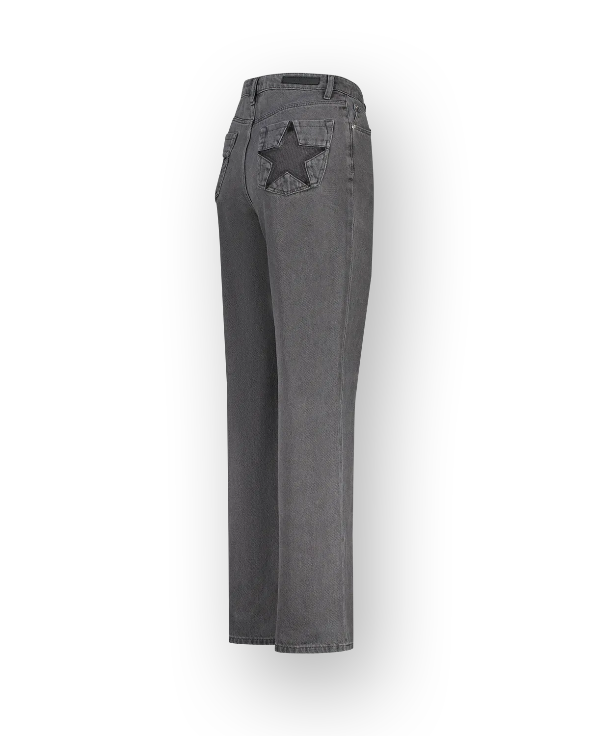 Meisje Straight Jeans Savanna Star | Grijs