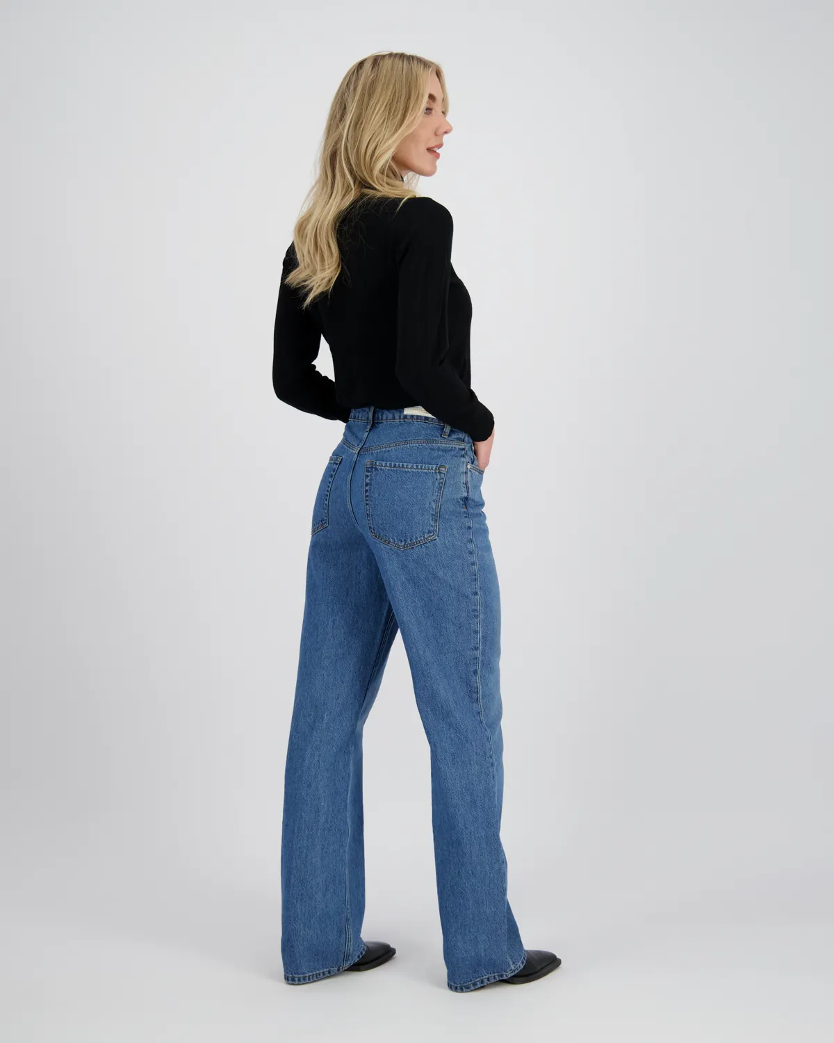 Meisje Straight Jeans Savanna | Blauw