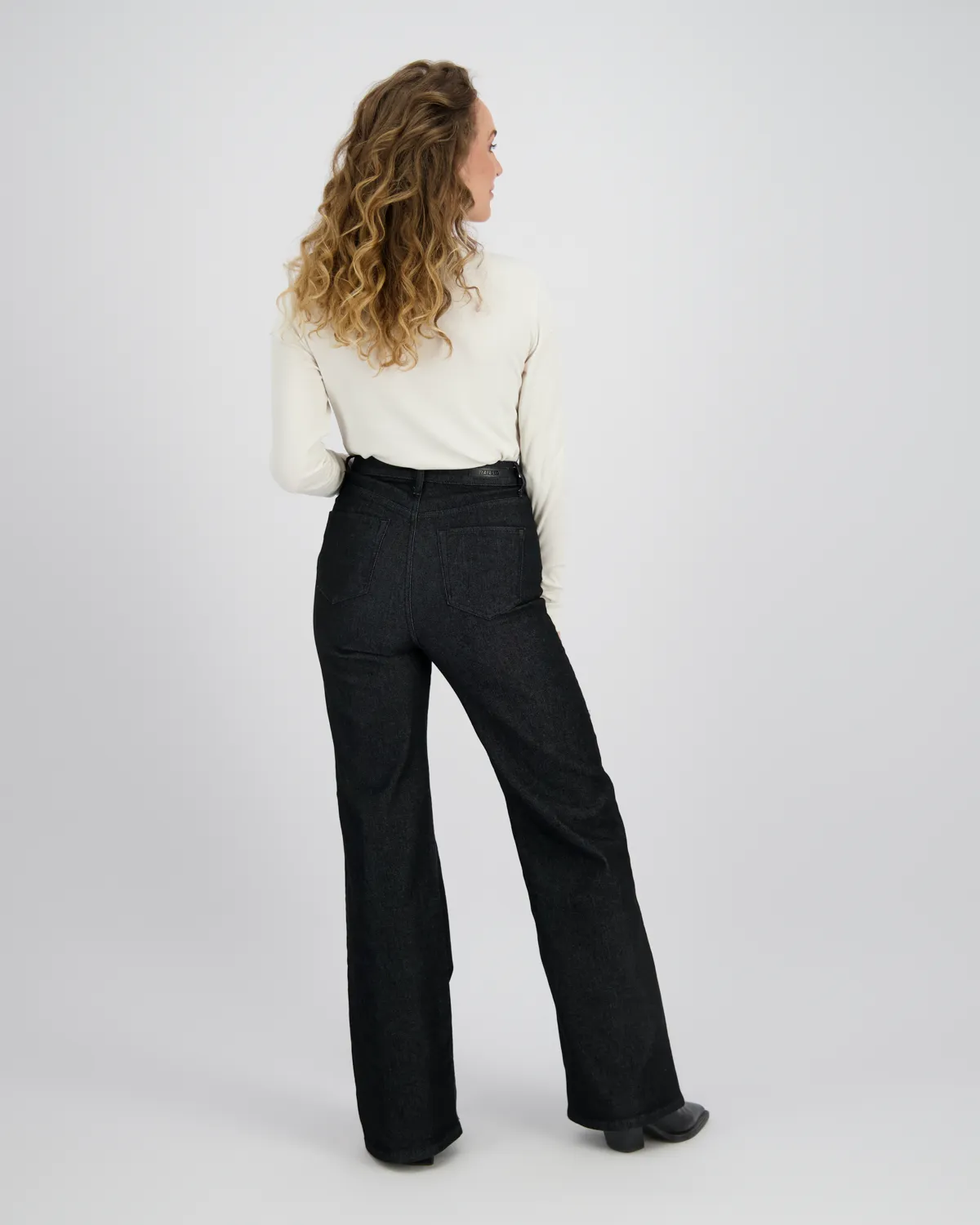 Meisje Wide leg Jeans Sierra | Zwart