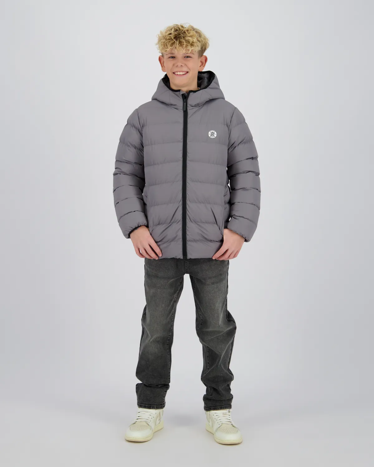 Jongen Comfort Jacket Tudo | Grijs