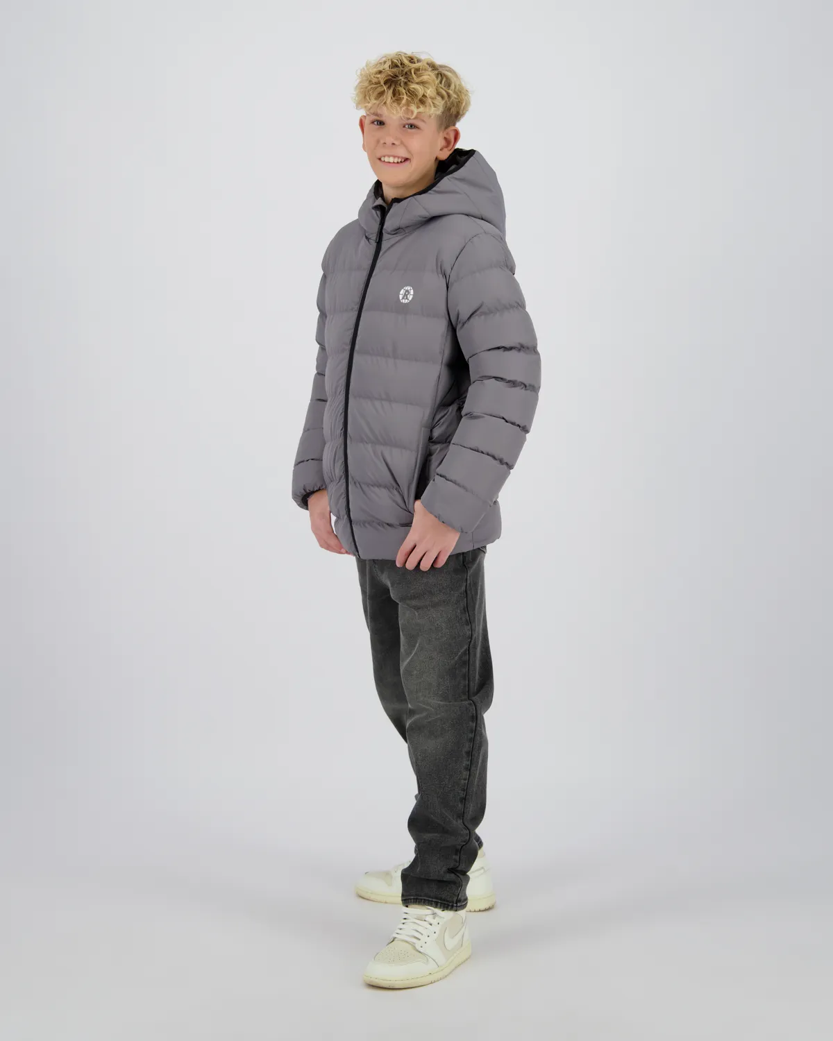 Jongen Comfort Jacket Tudo | Grijs