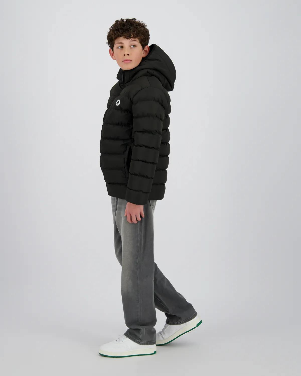 Jongen Comfort Jacket Tudo | Zwart