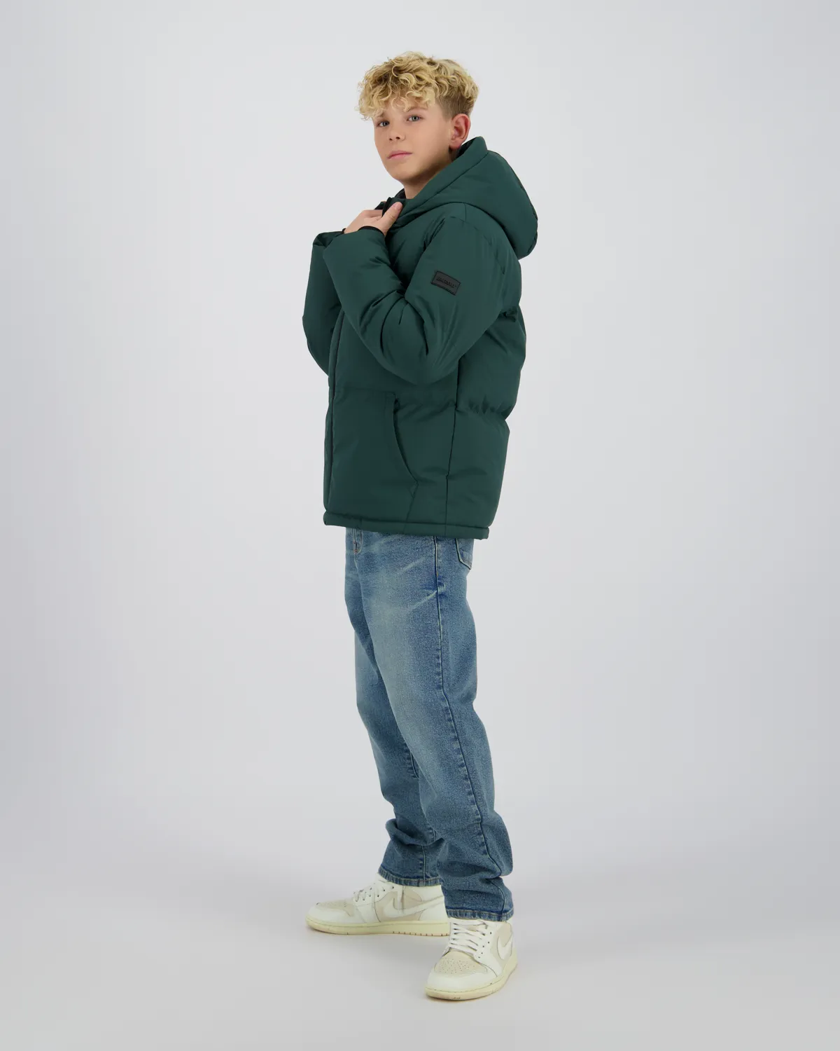 Jongen Comfort Jacket Tiro | Groen
