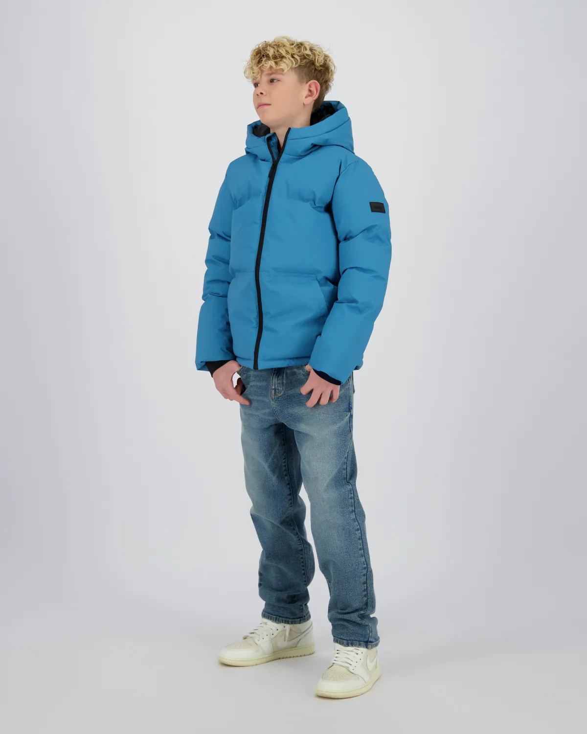 Jongen Comfort Jacket Tiro | Blauw