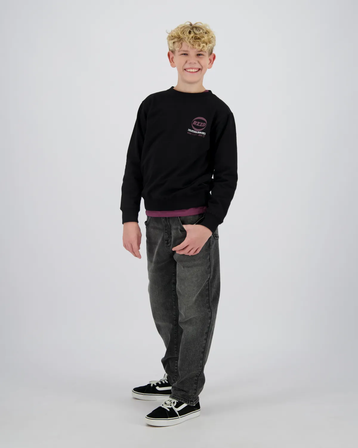 Jongen Sweater Nabiac | Zwart