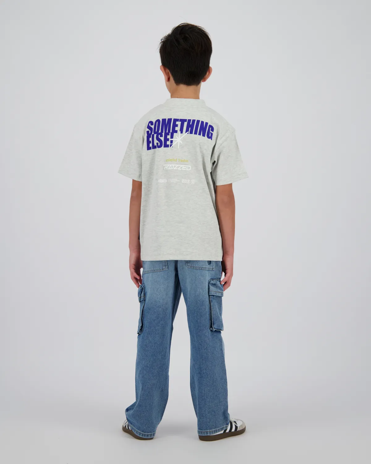 Jongen Baggy Jeans Hanoi cargo | Blauw