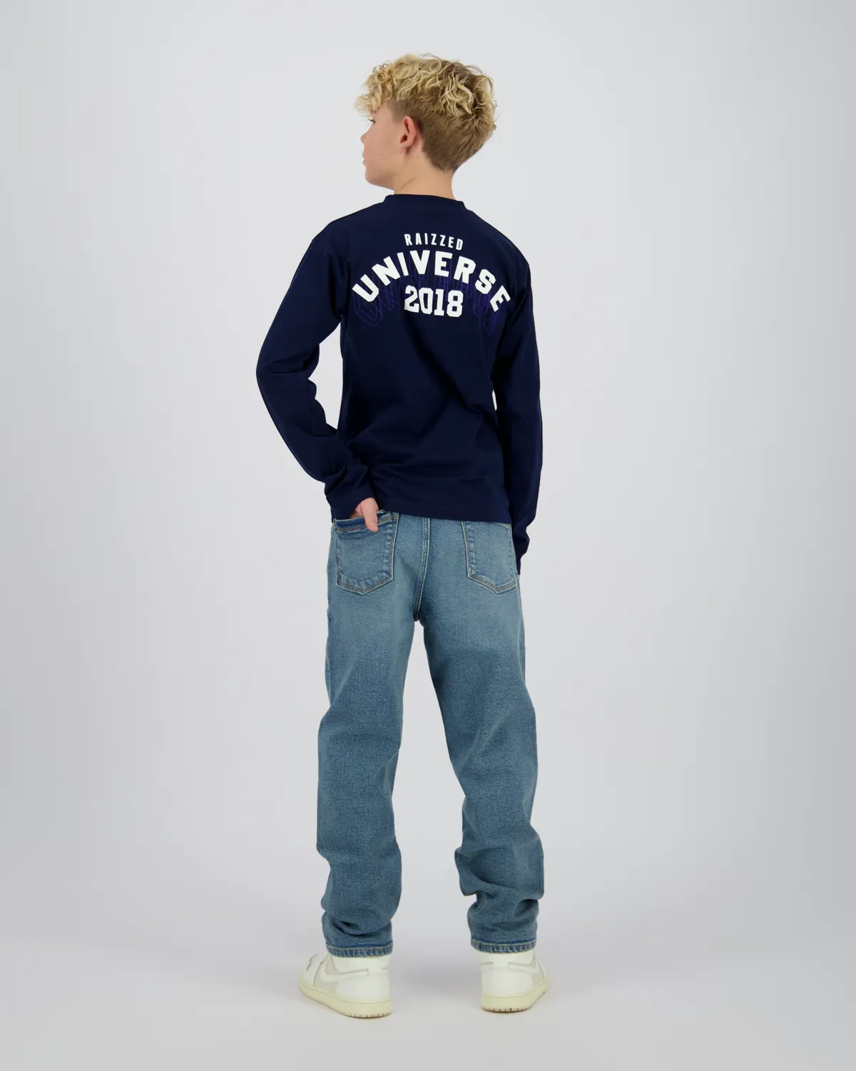 Jongen Loose Jeans Panama | Blauw