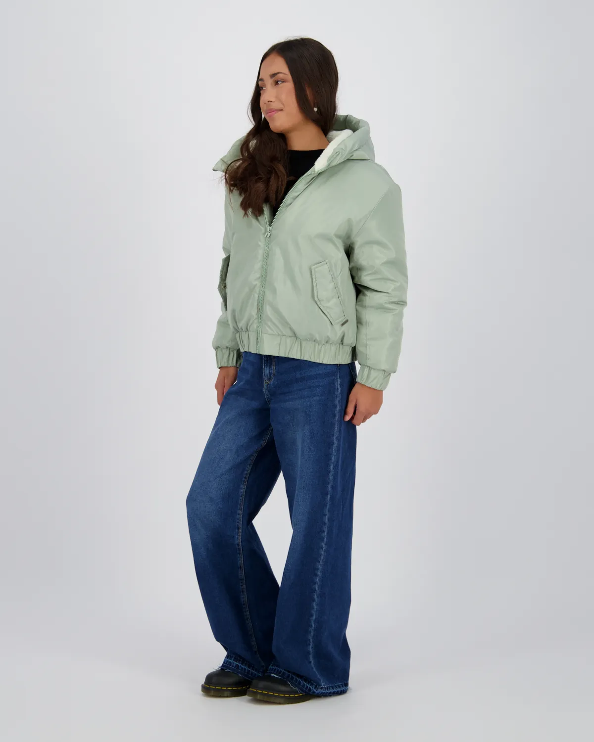 Meisje Hooded Jacket Tinley | Groen