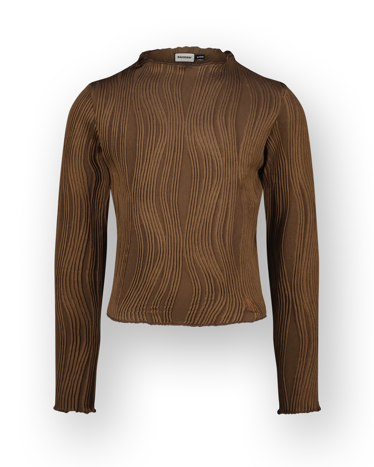 Meisje Long T-shirt Taar | Bruin