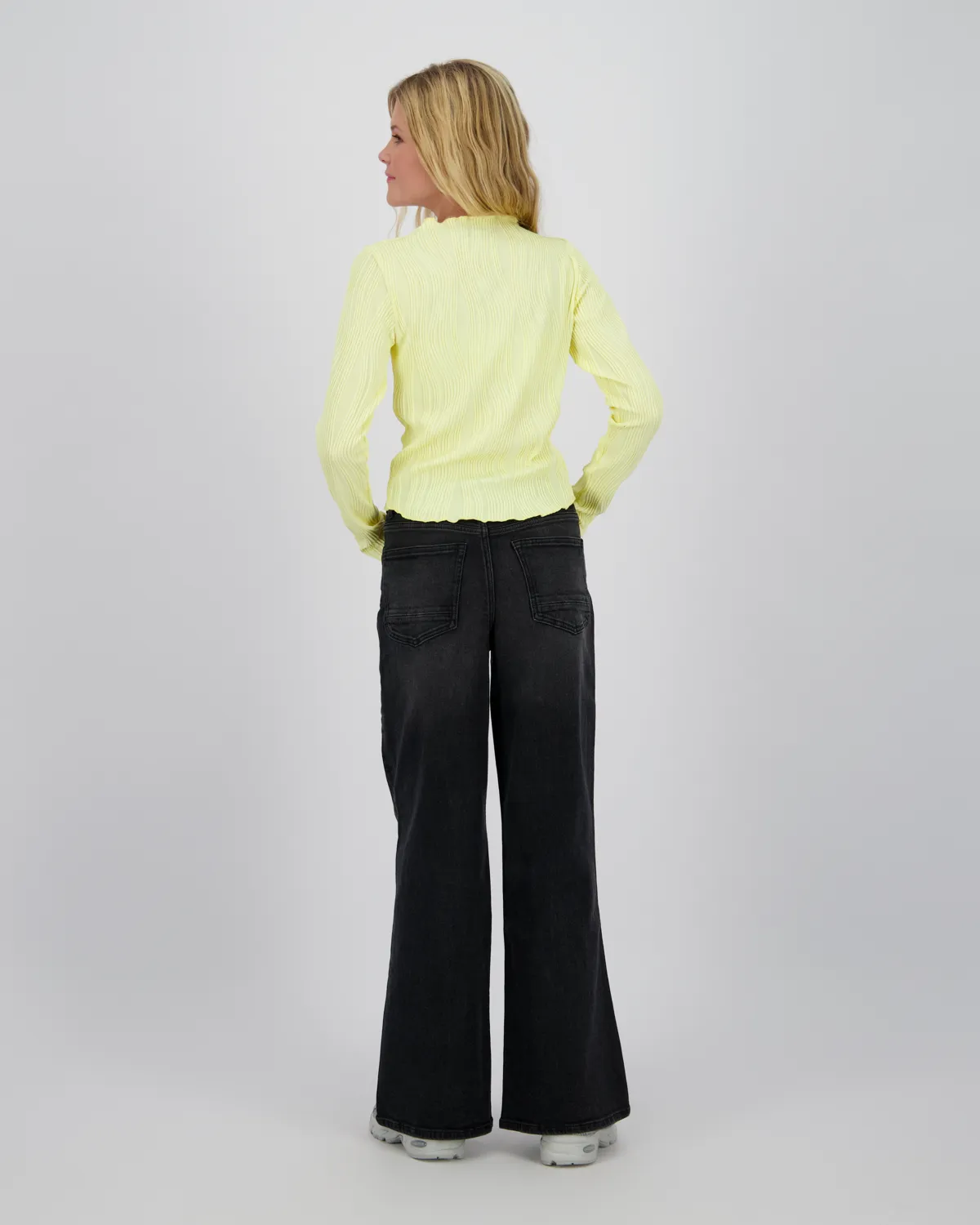 Meisje Long T-shirt Taar | Geel
