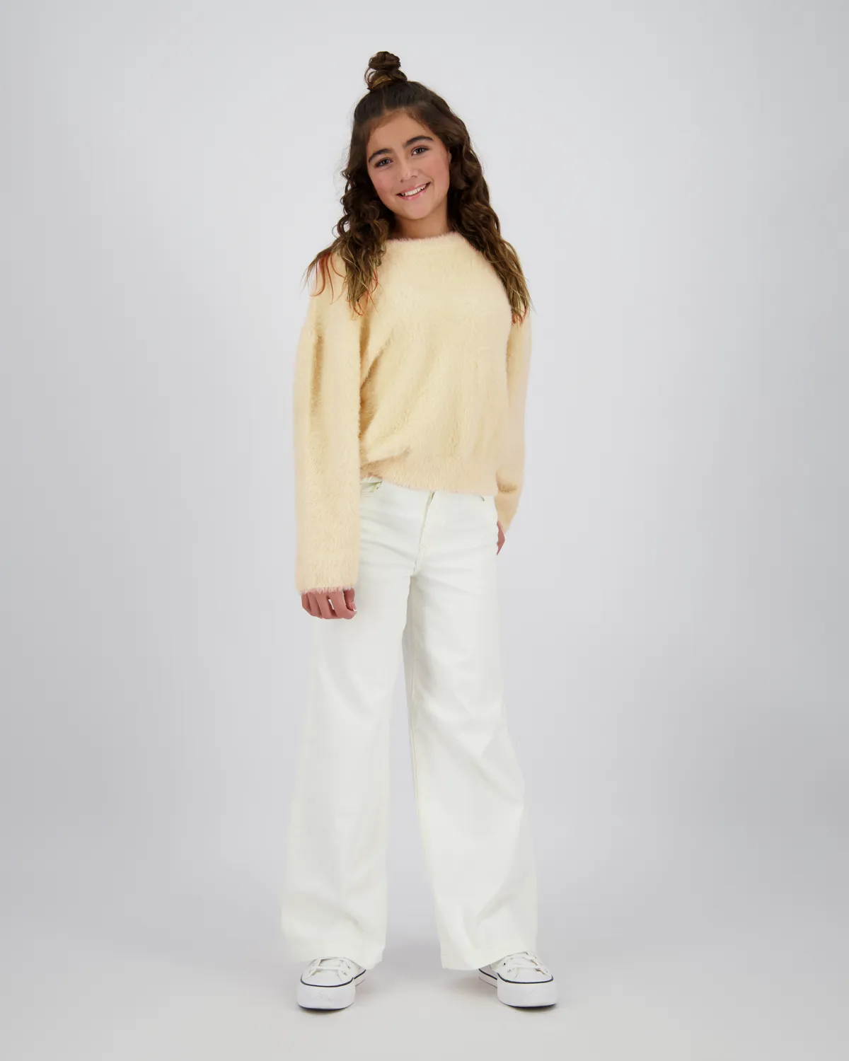 Meisje Comfort Flat knit Kara | Zwart