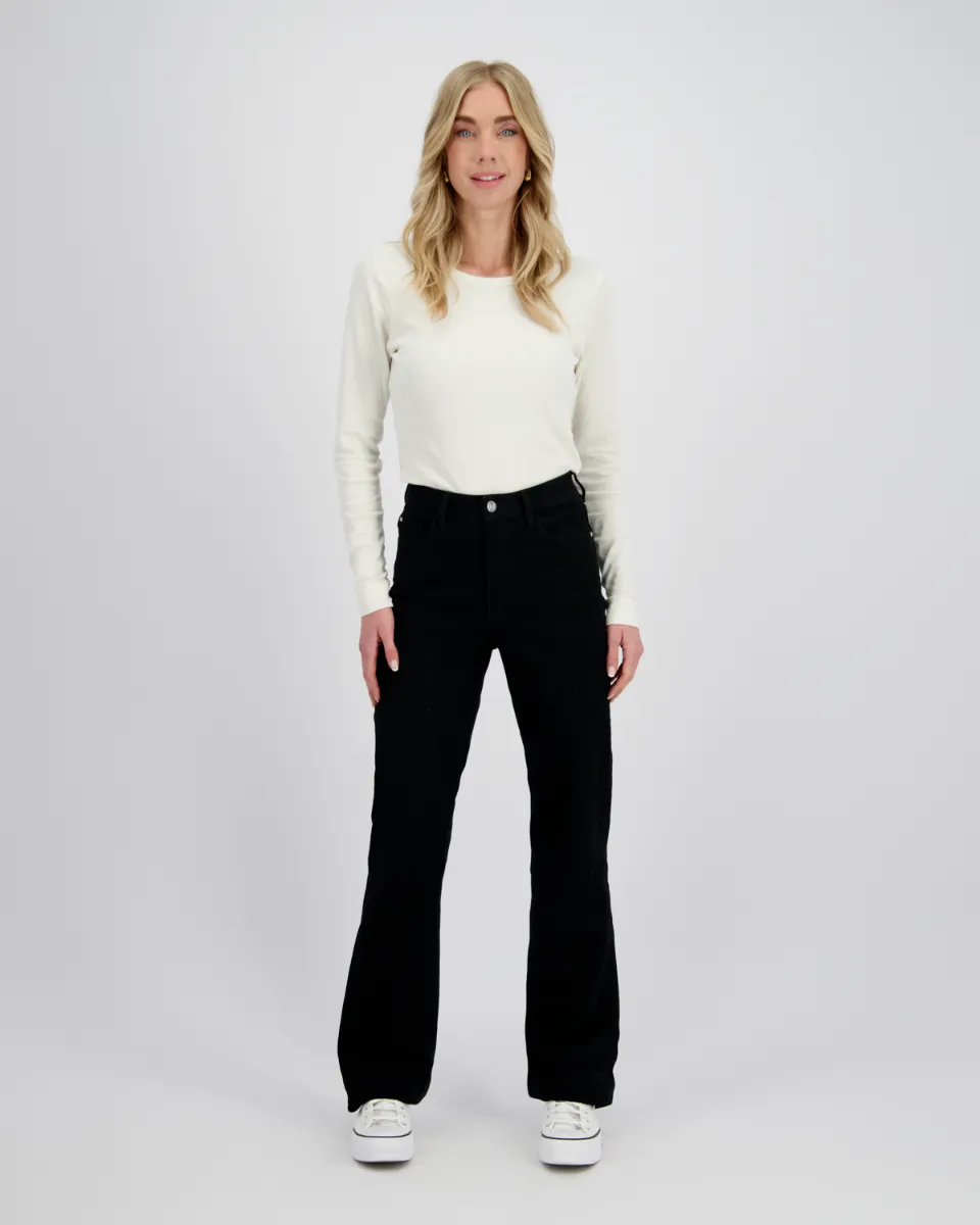 Meisje Straight Jeans Sarah | Zwart