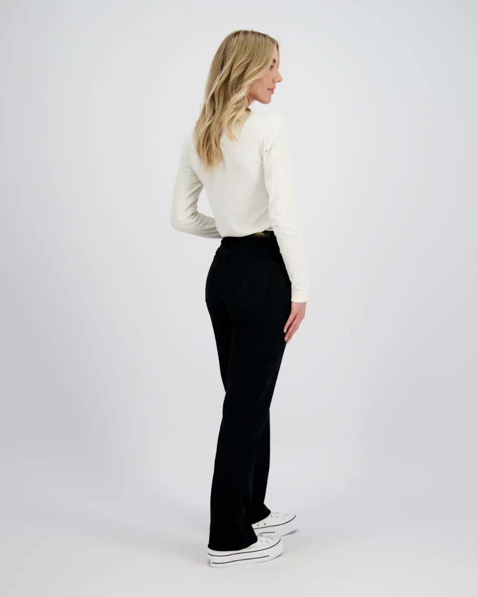 Meisje Straight Jeans Sarah | Zwart