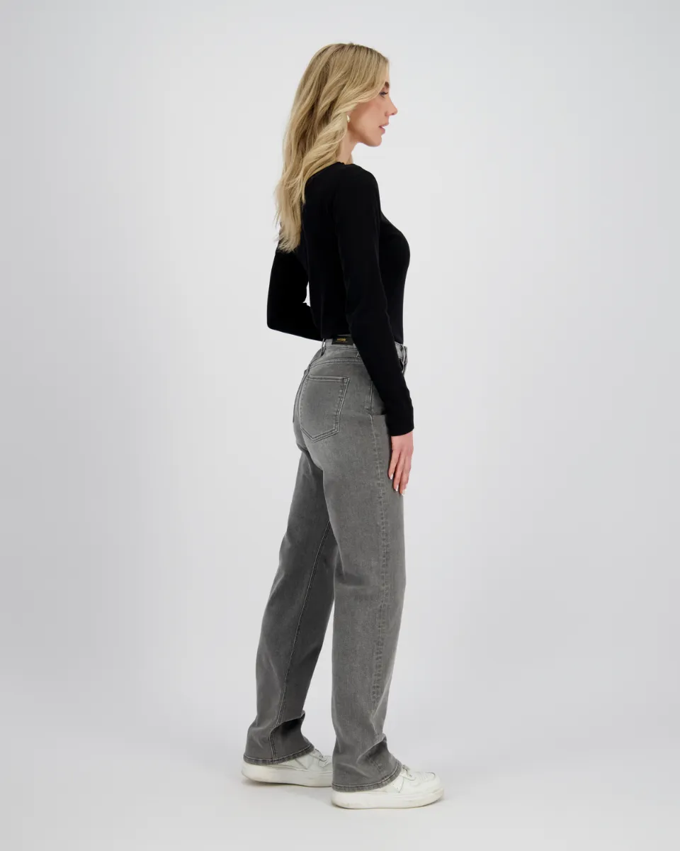 Meisje Straight Jeans Sarah | Grijs