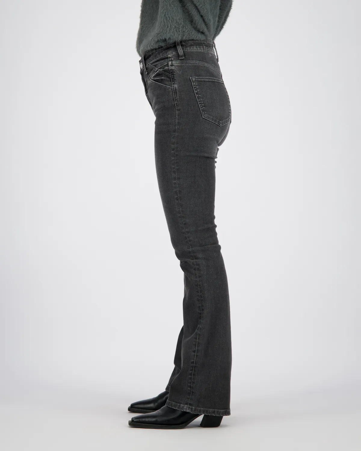 Meisje Bootcut Jeans Faye Yoke | Grijs