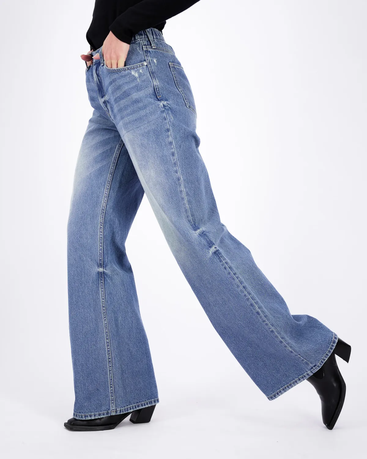 Meisje Wide leg Jeans Sky Special | Blauw