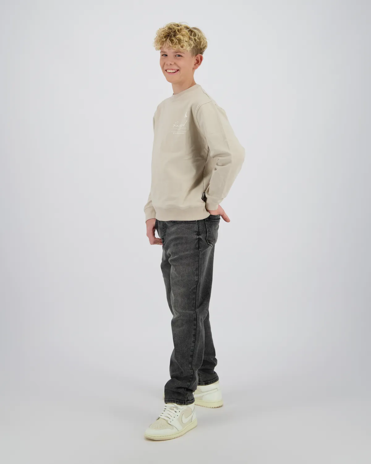 Jongen Sweater Nile | Grijs