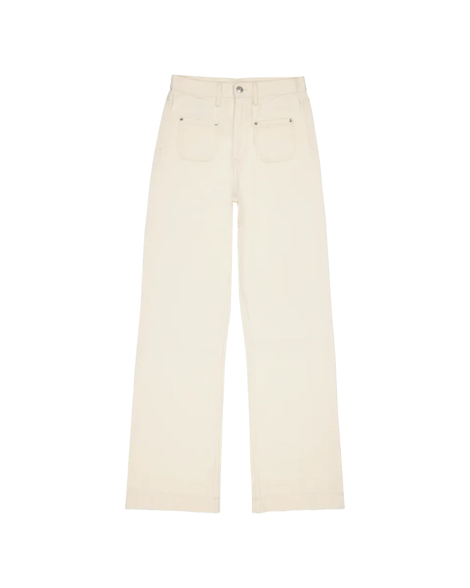 Meisje Jeans Oasis Patched-On Pockets | Zwart