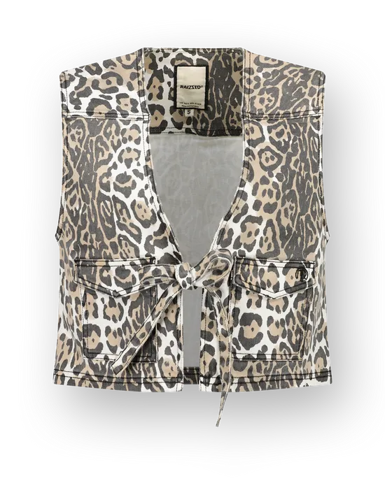Gilet Fawn Leopard