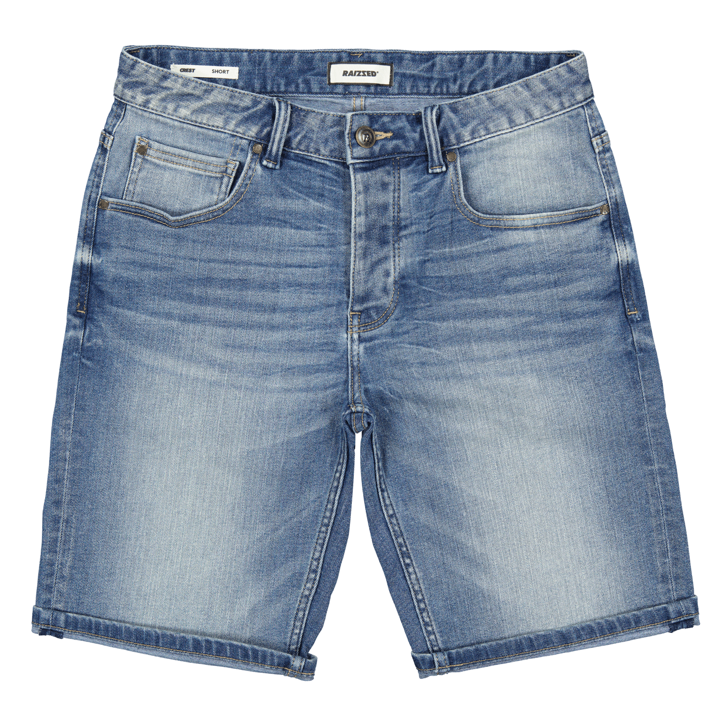 Men Denim Shorts Crest | Raizzed